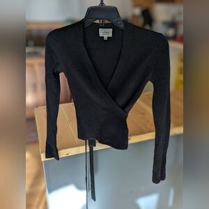 Aritzia Wilfred 'Manset' Wool Wrap Sweater